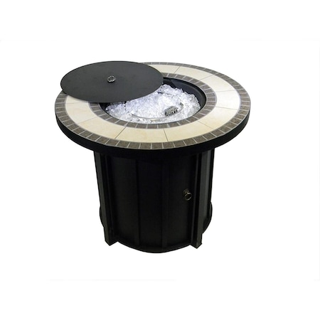 Gardencontrol Round Tile Top Firepit GA2769680